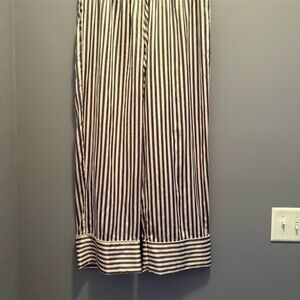 Secret Treasures Pajama Pants Womens Size L Pink Gray Striped Sleepwear